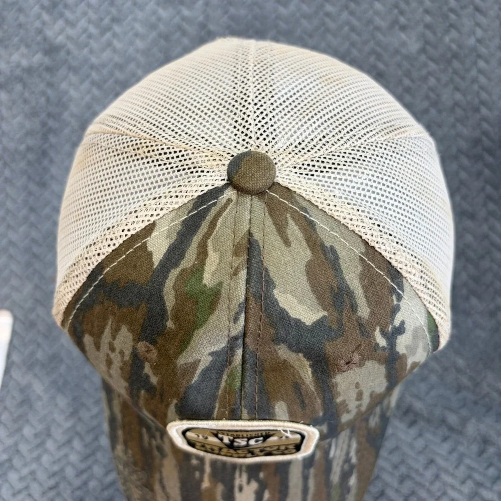 Tractor Supply Co TSC Camo Trucker Hat Mesh Snapback Outdoor Cap Camouflage
